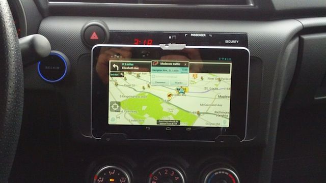 Tablet as car navigation